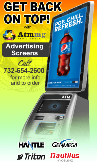 ATM Advertising Topper Screens from Empire ATM Group, empireatmgroup.com